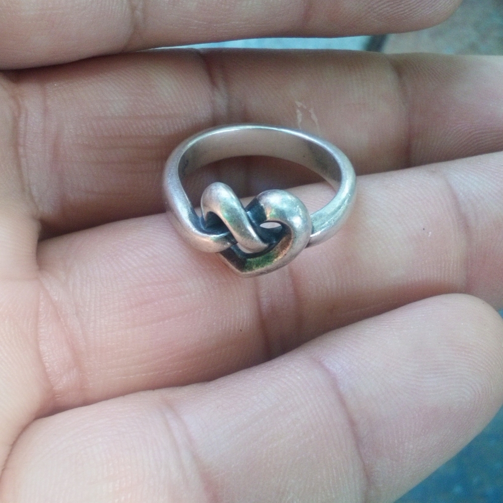 heart knot ring size 7